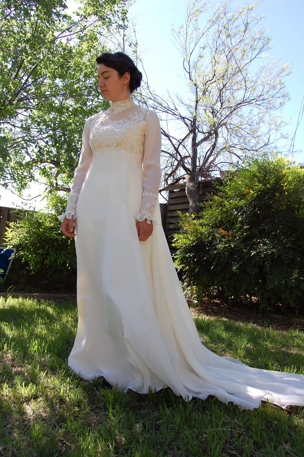 Vintage Long Sleeved Wedding