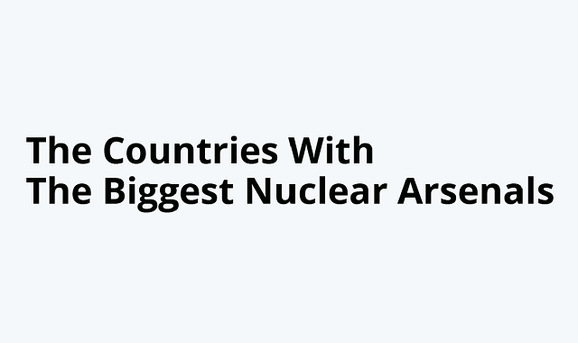 An infographic to world’s biggest nuclear arsenals