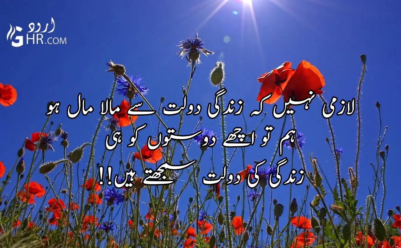Best Friendship Poetry in Urdu | Dosti Poetry in Urdu