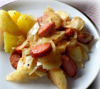 Smoked Sausage & Cabbage Skillet Supper