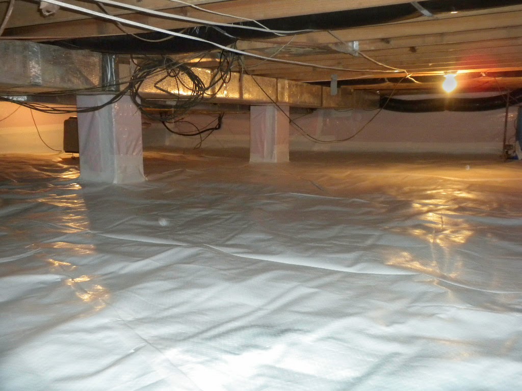 Flooded Muddy Moldy Crawlspace In Stoutsville Ohio Home Gives