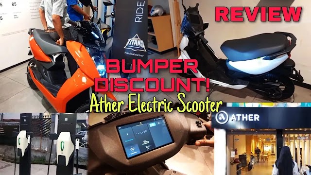Ather Electric Scooter | Full Reviews | BUMPER DISCOUNT | Spl discount of Rs 32500 | Riyaz Ki Duniya