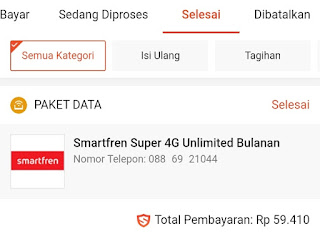 Paket data smartfreen 30GB unlimited cuma Rp 59.000,-