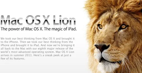 Apple Mac OS X 10.7 Lion i Mac App Store