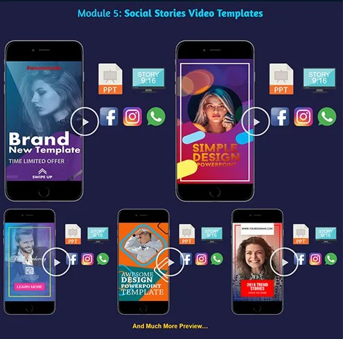 Social Stories Video Promotion Templates