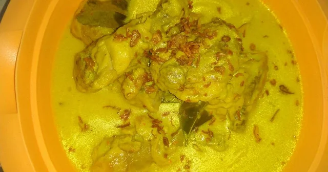 Bumbu opor ayam kuning Sederhana, resep cara membuat opor ayam kuning