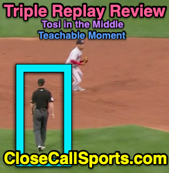 Why umpires ruled Angels' Brandon Drury out after running through first vs.  Guardians