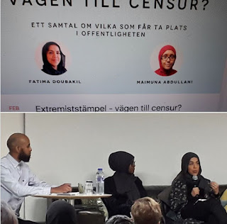 Igår arrangerade moskén på Medborgarplatsen ett samtal med två islamister som har väckt enskilt åtal 