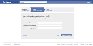 Criar Perfil no Facebook