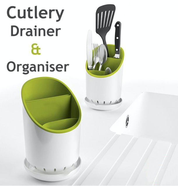 Cutlery drainer