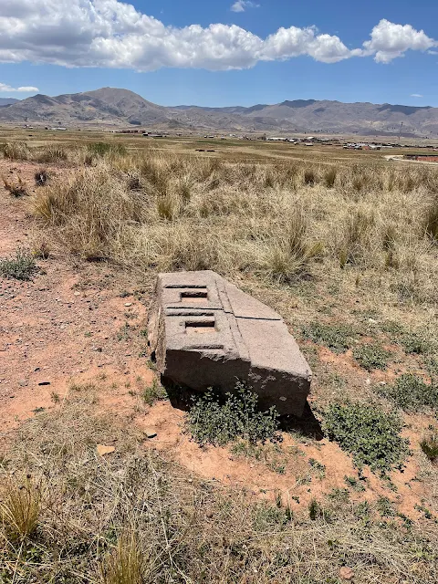 Pyramid of Akapana, Tiwanaku, Bolivia