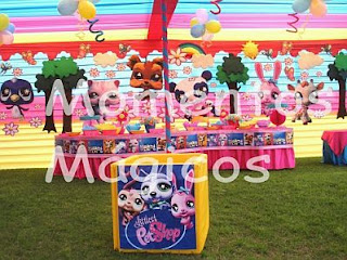 Decoracion de Littlest Pet Shop para Fiestas Infantiles 