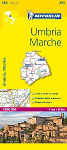 »sCAriCA. Umbria, Marche 1:200.000 Audio libro. di Michelin Italiana