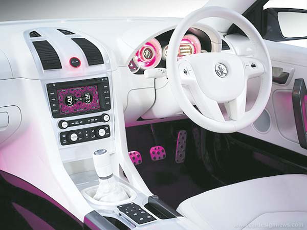  white car interior 