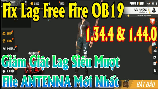 HƯỚNG DẪN FIX LAG FREE FIRE OB19 1.44.0/1.43.4 MỚI NHẤT - DATA FIX LAG CỰC NHẸ, CỰC MƯỢT, CỰC NGON | HQT LAG FREE FIRE