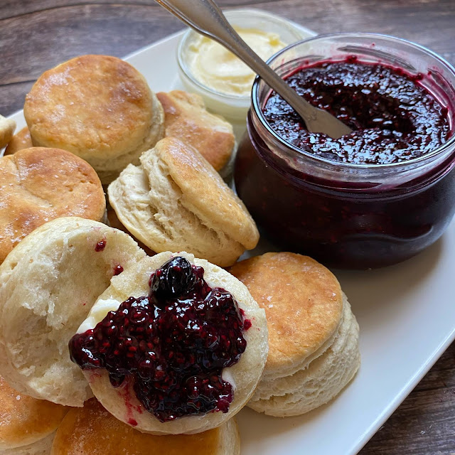 Elderberry-Blueberry Chia Jam