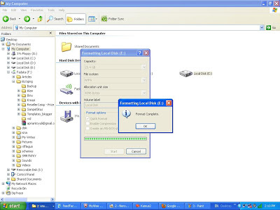 Cara Format Flashdisk