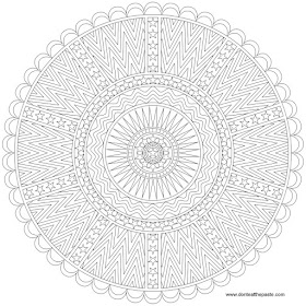stars and stripes mandala to print and color- available in jpg and transparent PNG format