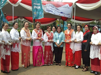 TP-PKK Kota Ambon Raih Juara III Lomba Defile Tingkat Nasional