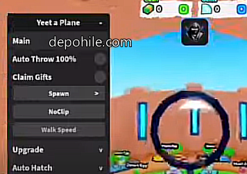 Roblox Yeet a Plane Simulator Script No Clip, Farm Hilesi İndir