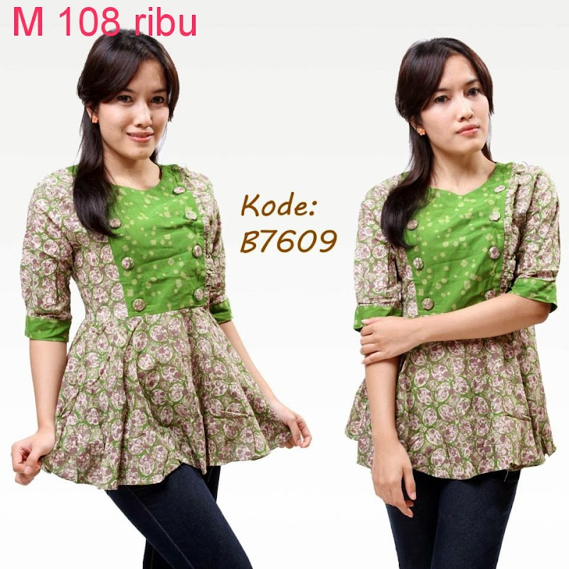 Model Baju Atasan Motif, Modis Dan Menawan