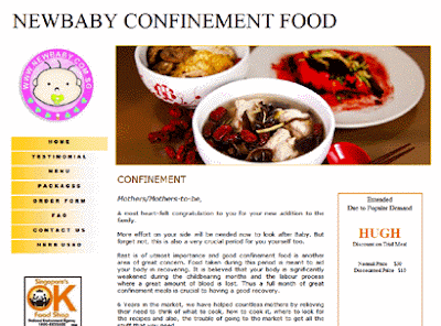 Confinement food | Newbaby Confinement Food Catering