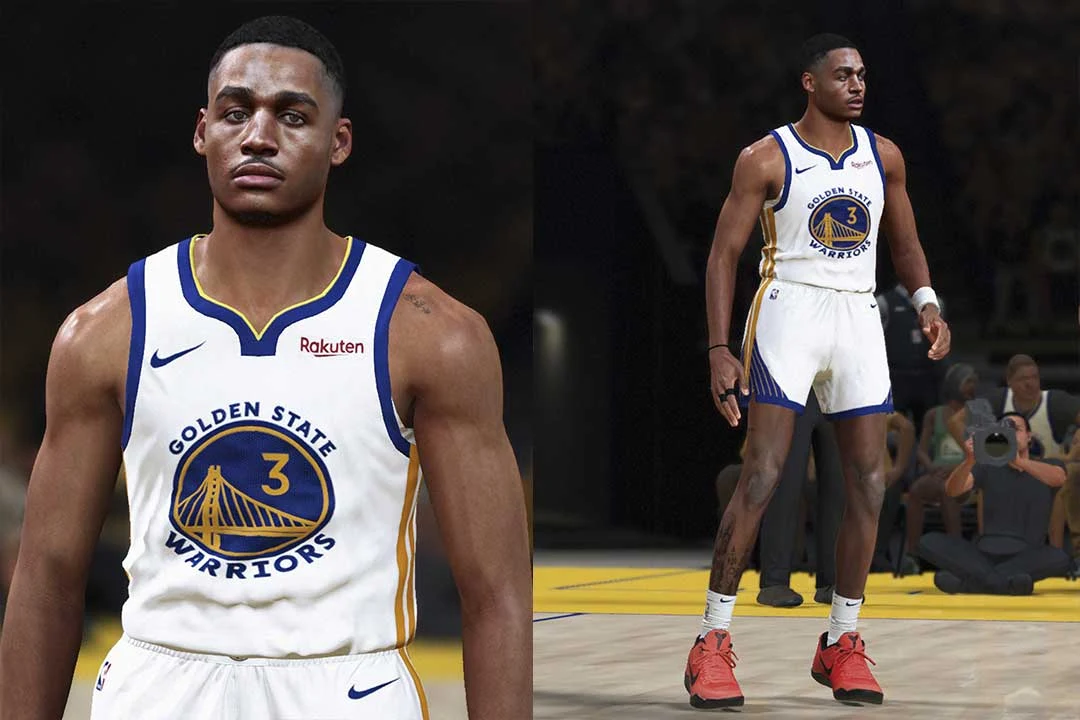 NBA 2K23 Jordan Poole Cyberface & Updated Tattoos