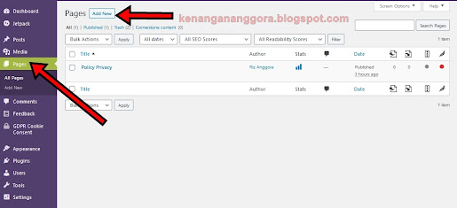 Cara Membuat Privacy Policy Wordpress Dengan Sangat Mudah