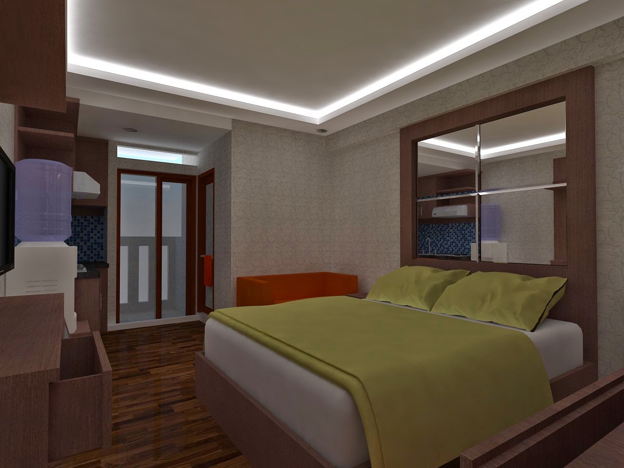 Desain Interior Apartemen Tempat Tinggal Kantor Tempat Usaha