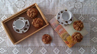 muffins dulce magdalena mayonesa canela streusel avena fit healthy originales diferentes desayuno merienda postre horno esponjosos húmedos tiernos cuca