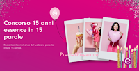 Logo Concorso ''15 anni Essence in 15 parole'': vinci collezioni complete e box cosmetici Essence