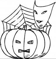 Halloween Spider Coloring Pages