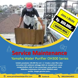 Service maintenance yamaha water purifier OH300