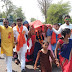 कंकाली ग्रामीण हिंदू उत्सव समिति के तत्वाधान विशाल चुनरी यात्रा निकाली गई 