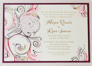 formal style wedding invitations