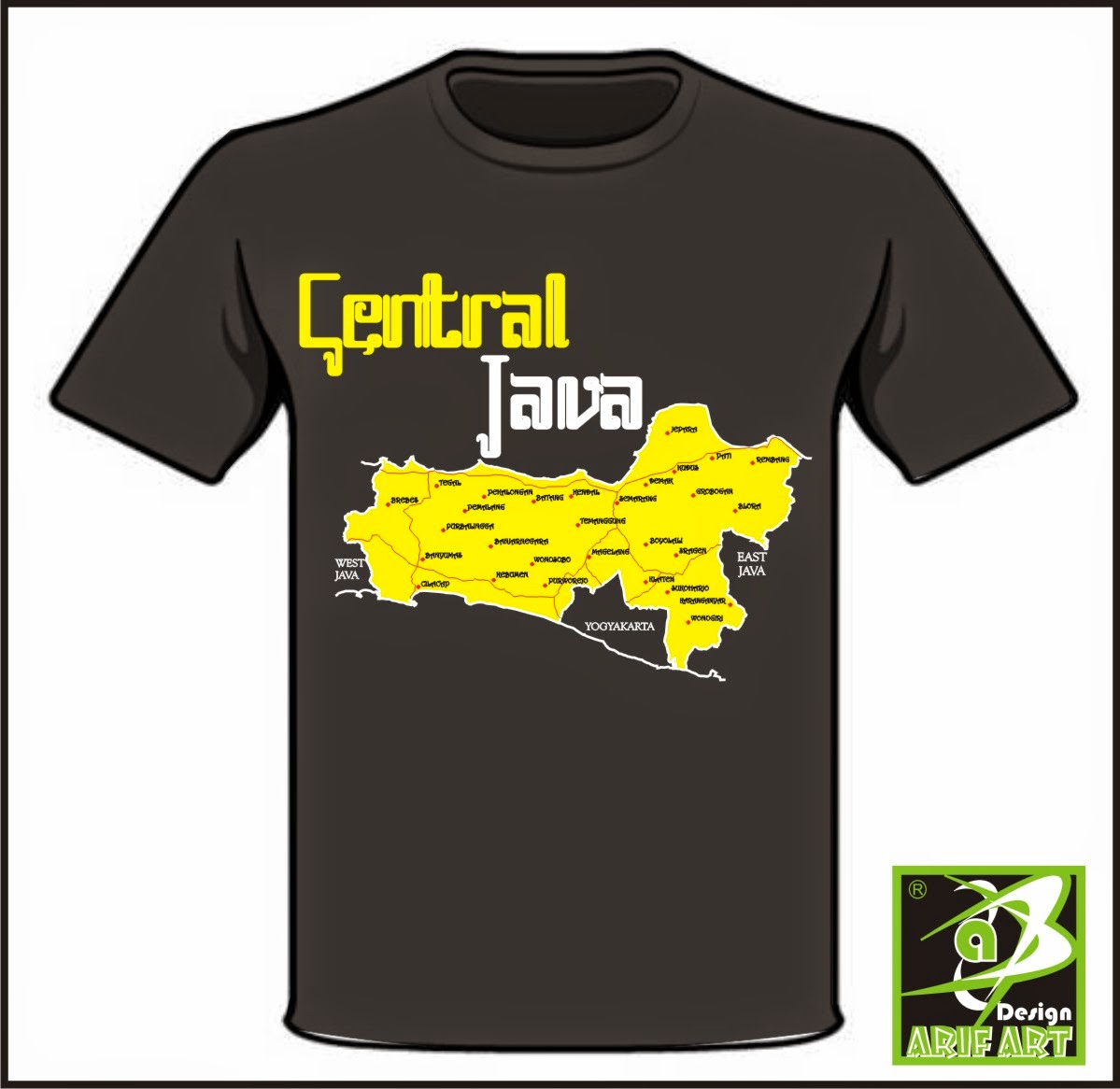 Koleksi Lambang dan Logo Desain Kaos Distro CENTRAL JAVA 01