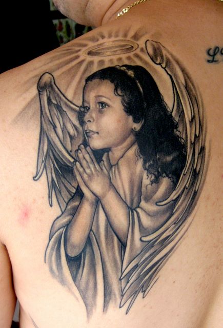 tattoos with sayings gallery of angel wing tattoos