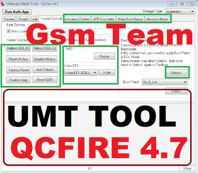 UMT Dongle Latest Setup UMT QC Fire (v4.7) -Gsm Team