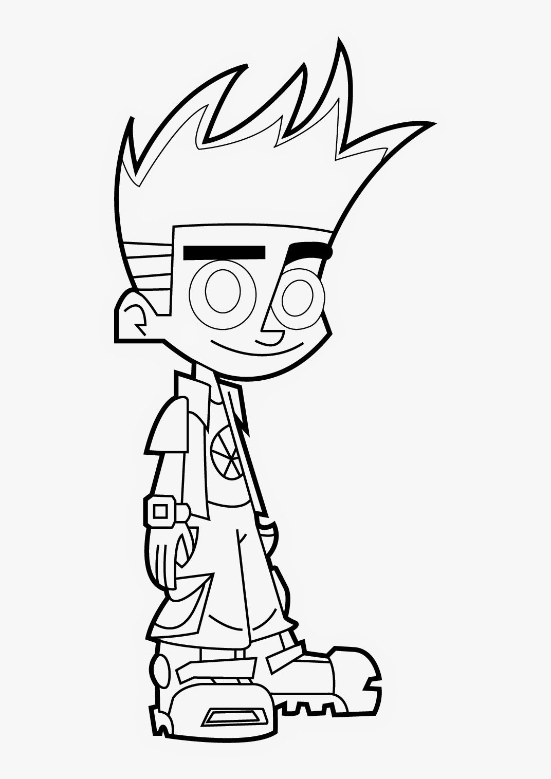 Desenhos do Johnny Test para Colorir e Imprimir – Dibujos para Colorear