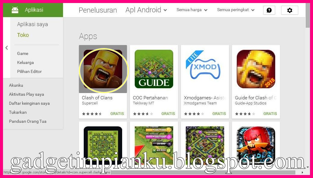 3 Foto Cara Download Aplikasi Di Google Play Lewat PC Yang ...