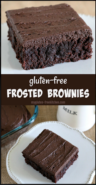 GLUTEN-FREE FROSTED BROWNIES