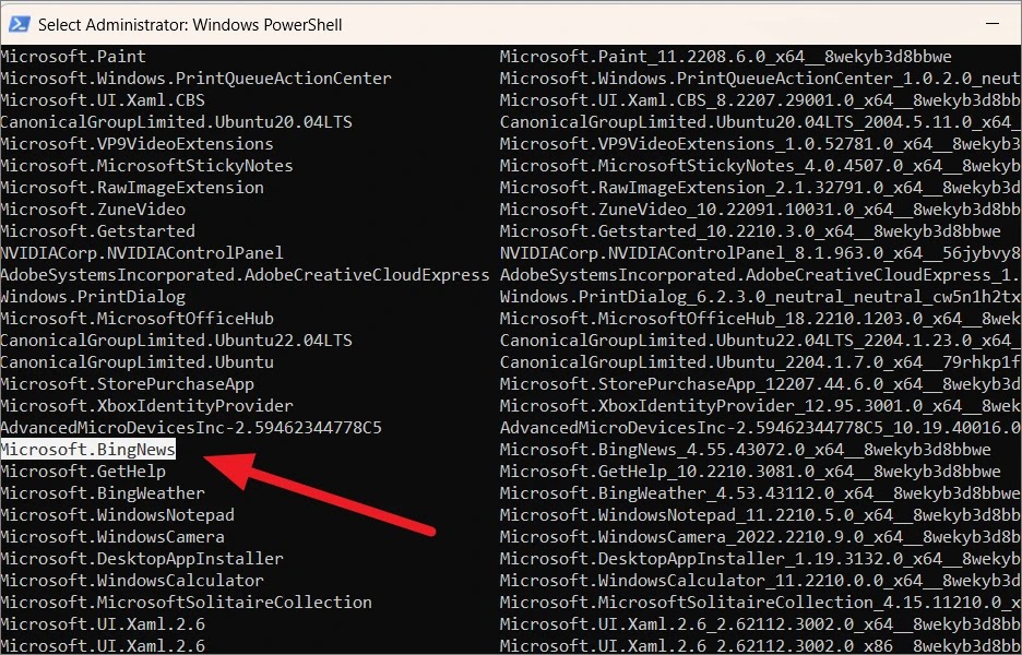 PowerShell Kullanarak Windows 11 Sistem Uygulamalarını Kaldırma 10 allthings.how how to remove windows 11 system apps using powershell image 15