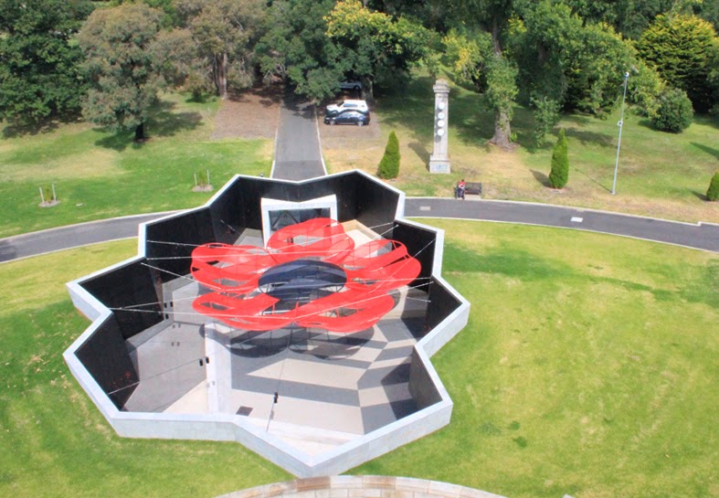 Visiting the Shrine of Remembrance