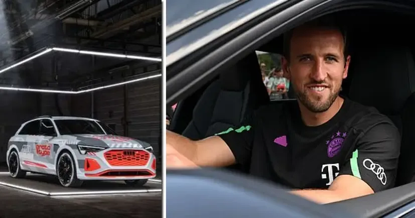 Harry Kane Chooses Family-Friendly Audi Q8 e-tron Over Sportier RS e-tron GT at Bayern Munich