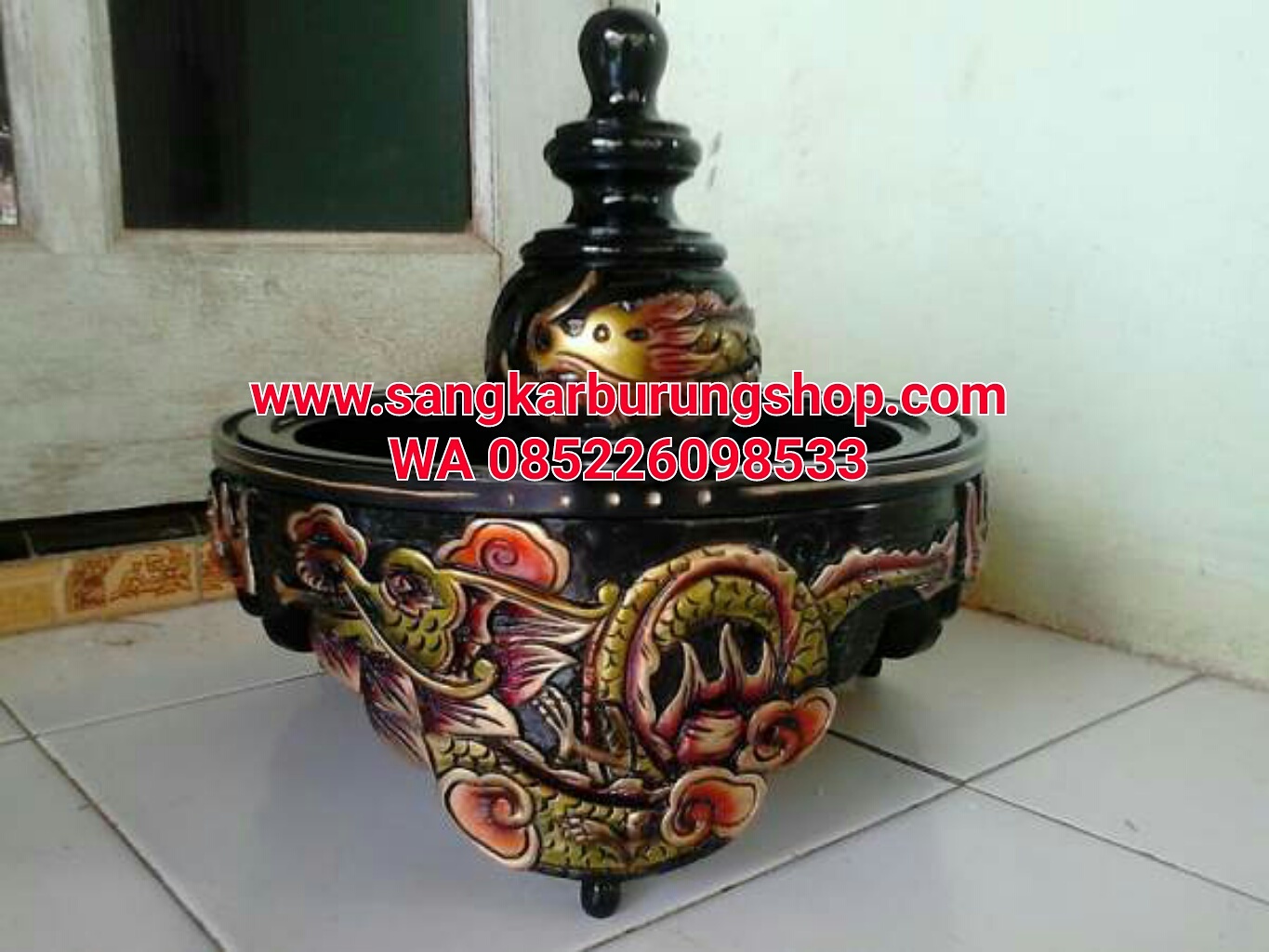 Tebok LB Ukir Jepara Motif Naga