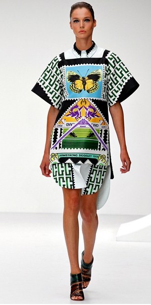 Mary Katrantzou sellos mariposa