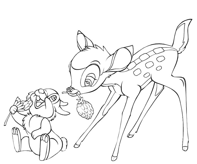 printable-bambi-and-friends-coloring-pages