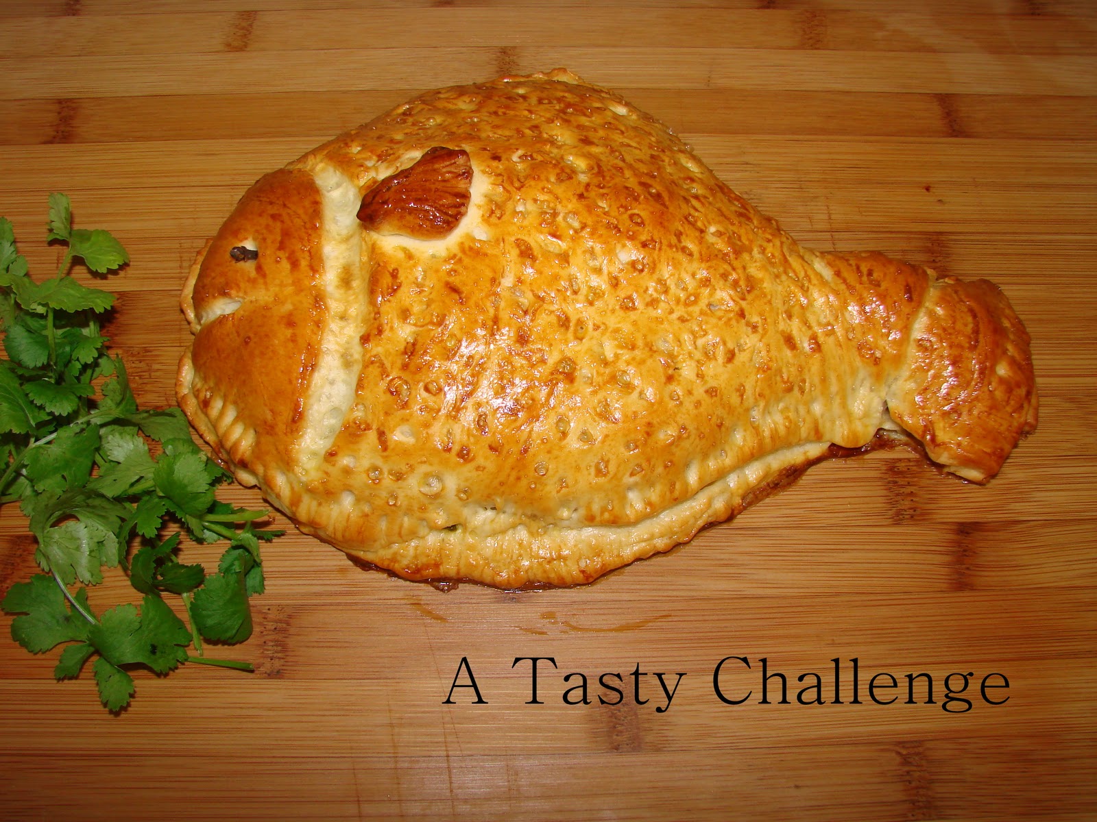 A Tasty Challenge..: Fish in Fish (Fish shaped Bread with a Fish Filling)