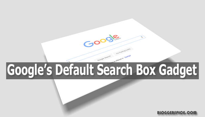 default search box