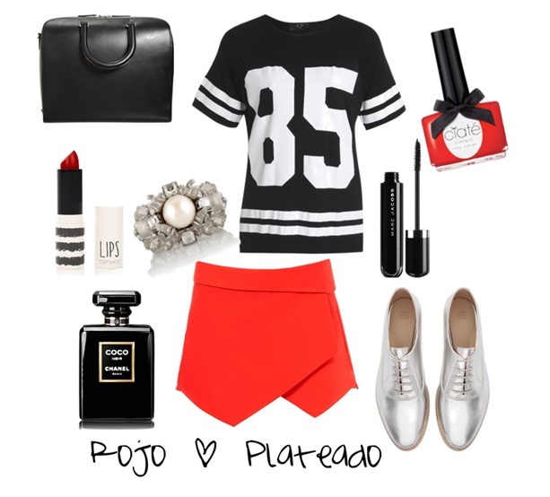 Skorts Rojo